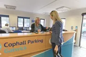 Cophall Parking Reception